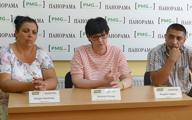 The Press conference with the participation of the Roma human rights protectors
