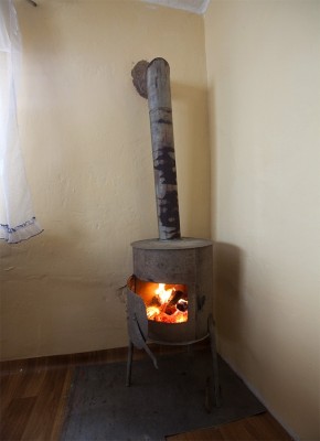 печка на дровах