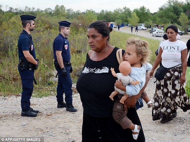 Roma protest