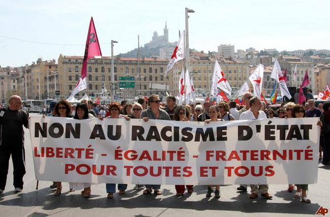 Roma protest